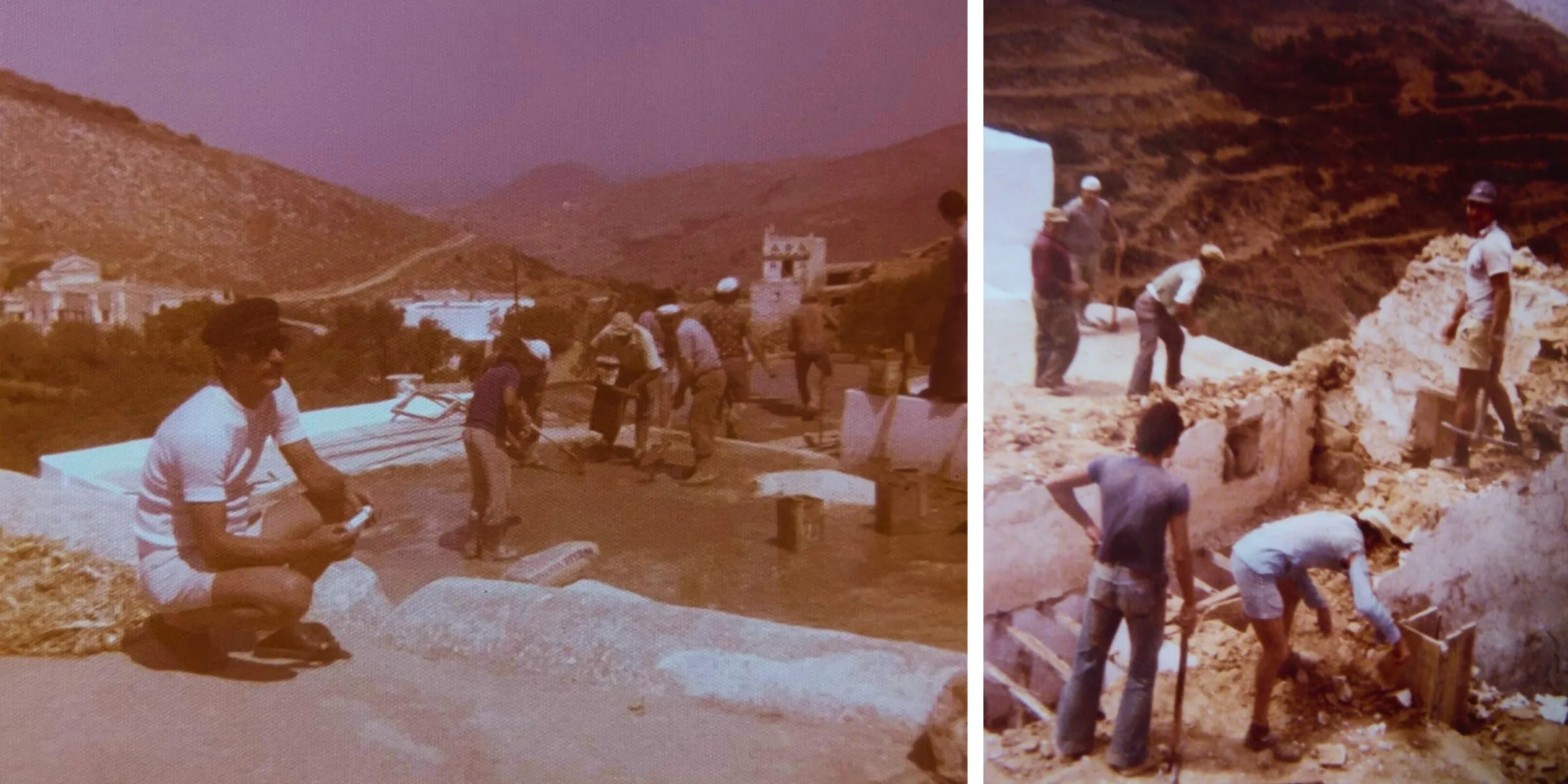 Οκτώβριος · Εθελοντές χτίζουν