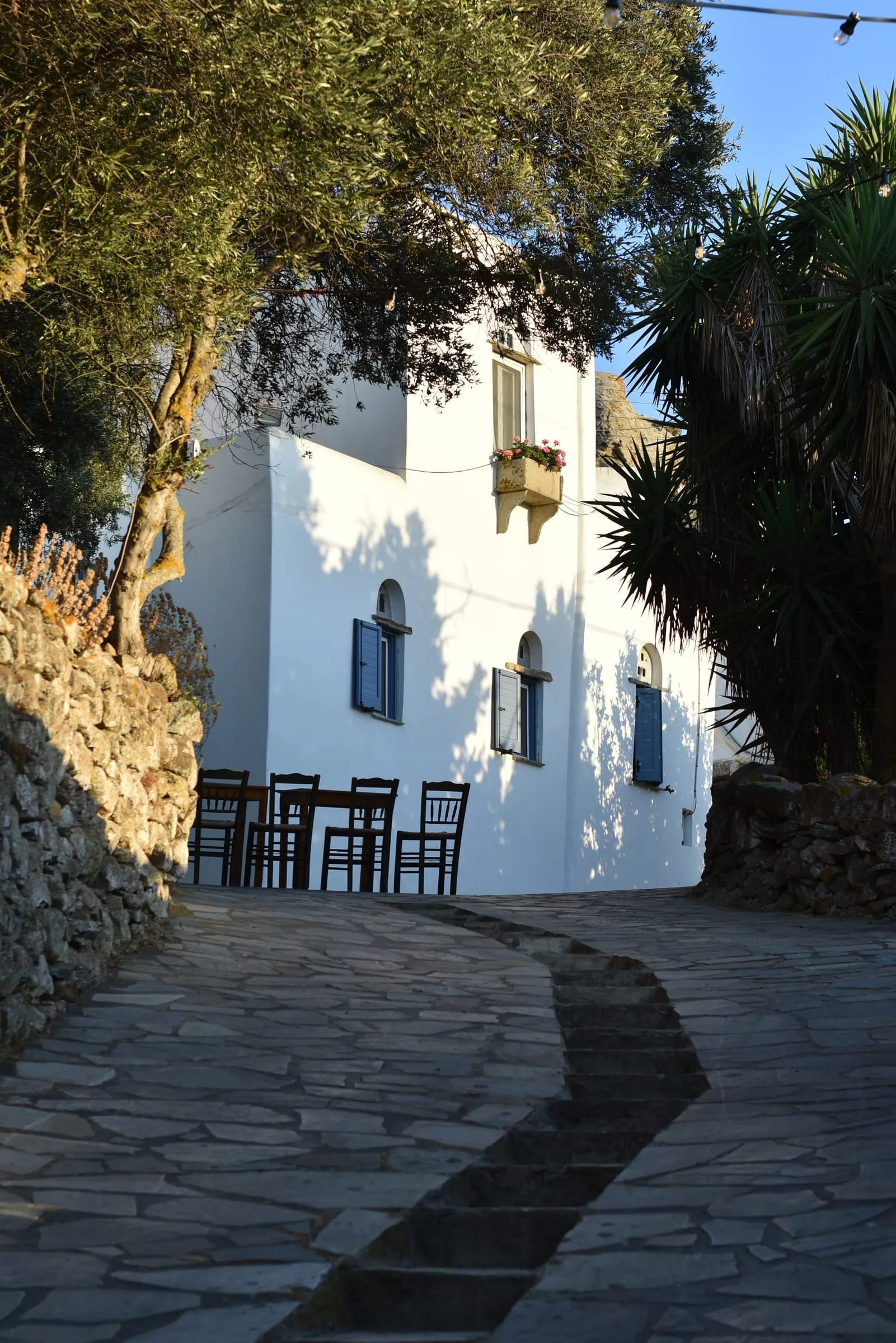Το απόγευμα, πριν έρθει ο κόσμος